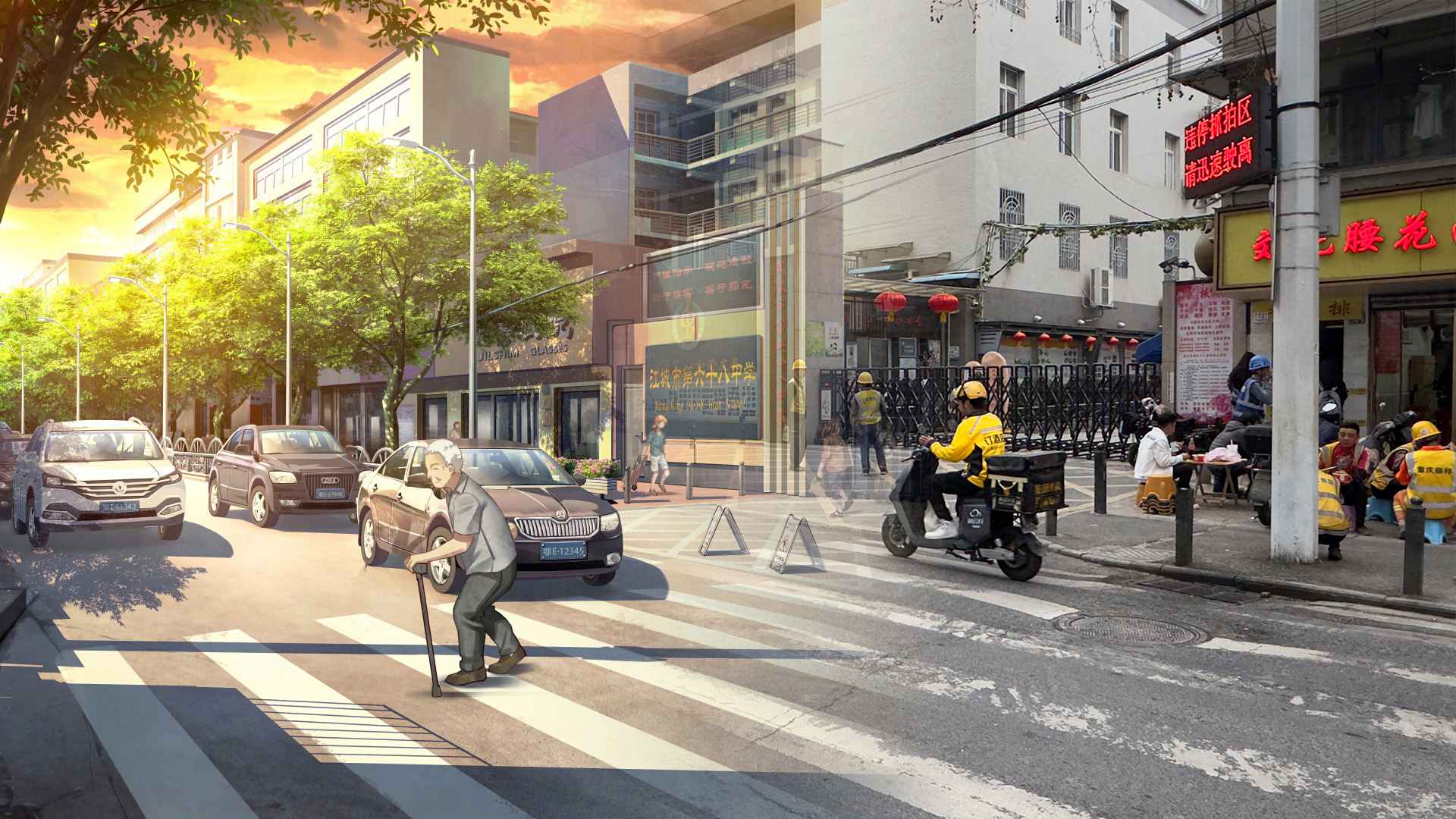 图3 江城市第六十八中学 图3 江城市第六十八中学